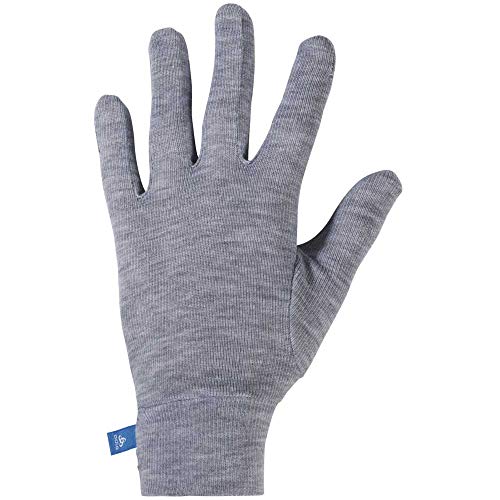 Odlo Gloves Originals Warm Kids Unisex Niño, Grey Melange, FR (Talla del Fabricante: XXS)