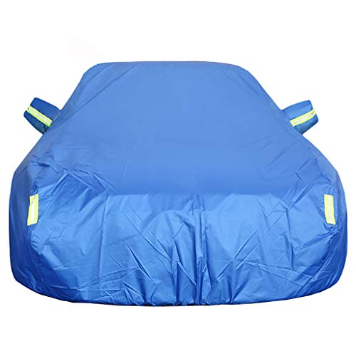 OOFAYZYJ Funda para Coche a Prueba de Polvo/Impermeable/a Prueba de Arañazos/Anti-UV/a Prueba de Viento Forro de Algodon Cubierta Completa del Coche Adecuado para el Honda Coche Compacto,NeuV