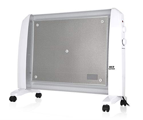 Orbegozo RM 2010 - Radiador de MICA, 2000 W, sistema antivuelco, termostato regulable, no consume oxígeno, protección contra sobrecalentamiento, sin fluido