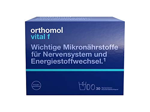 orthomol vital f Granulat/Tabletten/Kapseln Orange, 30 pzas Porciones