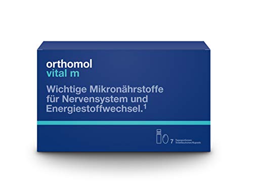 orthomol vital m Fläschchen/Kapseln, 7 pzas Porciones