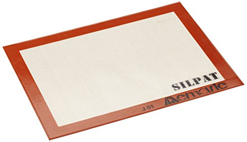 Paderno 47680-40 Silpat Esterilla, Base para Hornear, Antiadherente, Lavable y Reutilizable, Silicona, 40X30 cm