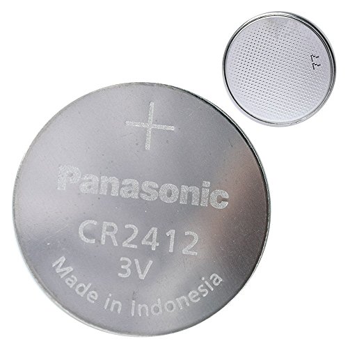 Panasonic CR2412 - Pack de 5 pilas de litio de 3 V, 5 pilas de un solo uso