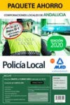 Paquete Ahorro Policía Local de Andalucía. Ahorra 65 € (incluye Temario volúmenes 1 y 2; Test; Supuestos prácticos y acceso gratis a Curso Oro)