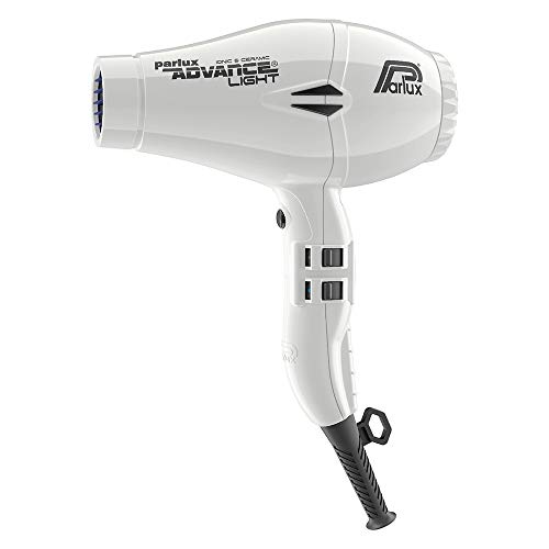 Parlux Advance Light - Secador de pelo ionico, Blanco