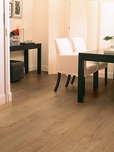 Parquet laminado QUICK-STEP ROBLE NATURAL BARNIZADO CLM1292 - Lamas por caja 7 - m2 por caja 1,596