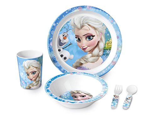 PENGO SPAZIO CASA - VAJILLA MELAMINA FROZEN 5 PIEZAS - 9203100