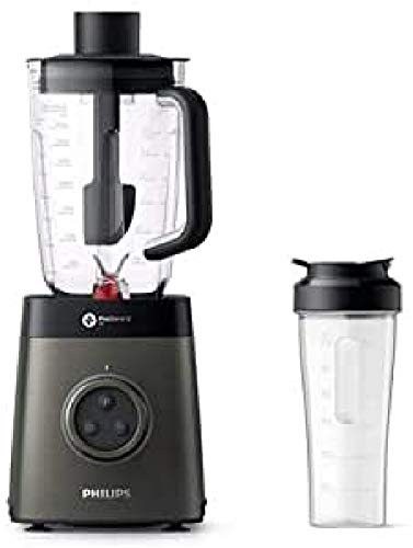 Philips Avance Collection HR3664/90 - Licuadora (2,2 L, 35000 RPM, LED, Batidora de vaso, Negro, Poder)