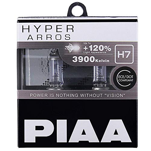 PIAA Hyper Arros H7 Coche Bombillas +120% (Pack Doble) HE903