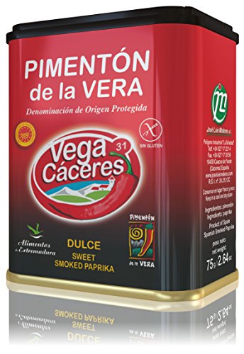 Pimentón de la Vera dulce Lata 75g Ahumado