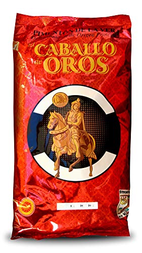 Pimentón de la Vera Picante D.O.P. Caballo de Oros Bolsa de 1 kilo