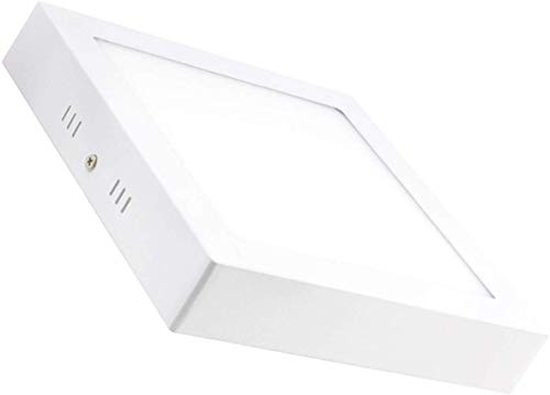 Plafon de Techo LED 25W 2500lm Blanco Frío 6000k-6500k Cuadrado Superficie Panel LED Iluminacion Para Sala de Estar,Comedor,Dormitorio,Oficina,Tienda Comecial ONSSI LED