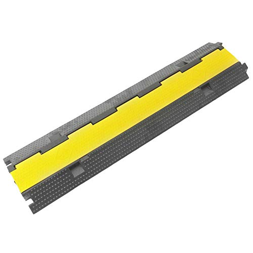 PrimeMatik - Pasacables de Suelo para protección de Cables eléctricos de 2 vías 98cm