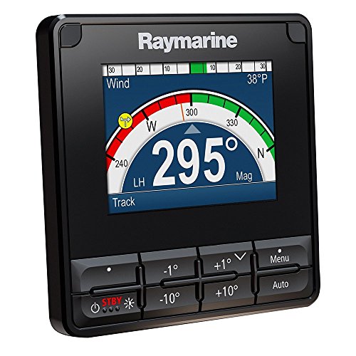 Raymarine P70S Control Piloto Automático con Pantalla de 3.5 Pulgadas Resistencia al Agua IPX6 E70328 Unidad, Negro