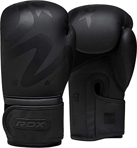 RDX Guantes de Boxeo para Muay Thai y Entrenamiento | Convex Cuero Mitones para Sparring, Kick Boxing | Boxing Gloves para Saco Boxeo, Combate Training