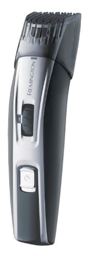 Remington Contour - Cortapelos para barba inalámbrico, cuchillas microserradas con revestimiento de cerámica avanzada, 2 peines