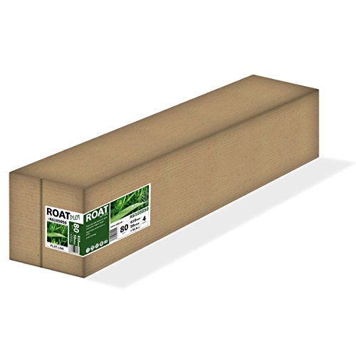 ROAT R6105050 – Rollo de papel inkjet de 80 gr, 610 mm x 50 mtrs, extra blanco, para todo tipo de plotters, 4 uds/caja