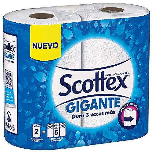 Scottex - Papel de cocina gigante, 2 rollos