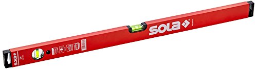 Sola SM Red - Nivel de Aluminio de 80 cm, con 2 Burbujas