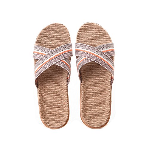 TELLW Lino Succi¨®n Sudor a Prueba de olores Zapatillas de Verano Hombres y Mujeres casa Parejas Zapatillas de Interior Zapatillas de Piso de casa Zapatillas de Playa