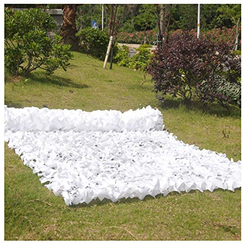 Toldos Terraza Malla de Camuflaje Militar Blanca Red de Camuflaje Ejército 5x3m Refuerzo Red de Sombra pour Jardín Impermeable Camping Sombra Malla Toldos Vela Exterior 6x4m ( Size : 3*3M(9.8*9.8ft) )