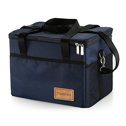 TOMSHOO Bolsa Térmica, Bolsa Nevera Portátil 10L/ 18L/ 28L/ 37L/ 47L/70L Mantener Caliente Bolsa de Almuerzo para Picnic Familiar, Camping, Playa, Viaje y Trabajo