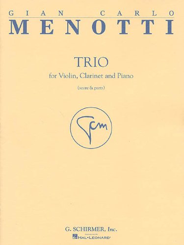 Trio: Score and Parts for Violin, Clarinet and Piano