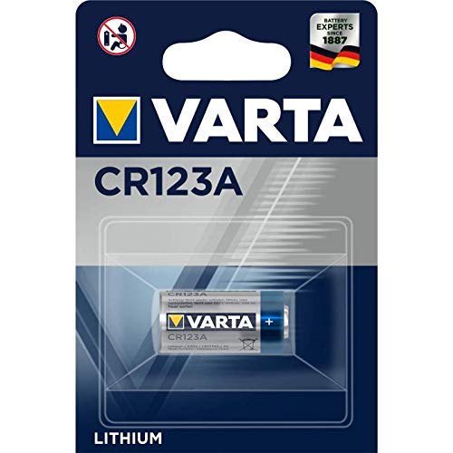 Varta 12CR123A - Pilas (Litio, 3 V, 1600 mAh, 10 Unidades)