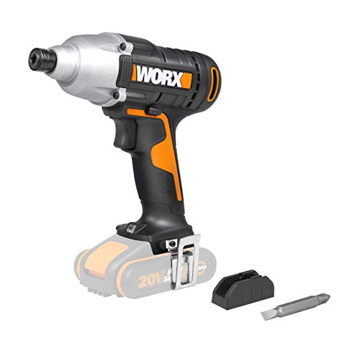 WORX WX291.9 Atornillador Impacto 20V S/Bat, Negro