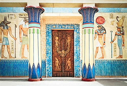 YongFoto 3x2m Fondos Fotograficos Antiguo Egipto Escena Murales Faraón Templo Jeroglífico Papiro Egipcio Fondos para Fotografia Fiesta Boda Adulto Retrato Personal Estudio Fotográfico Accesorios