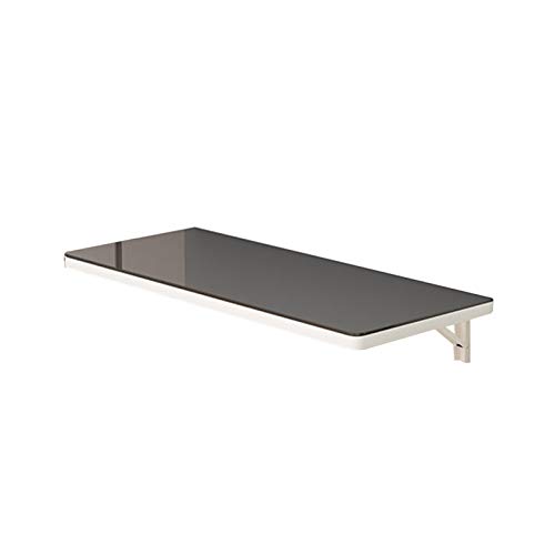 ZWYSL Templado Mesas Plegables de Pared Capacidad de Carga 60KG Escritorio de Computadora Flotante Banco de Trabajo Montado En La Pared para Garaje/Lavandería/Cocina/Apartamento Pequeño