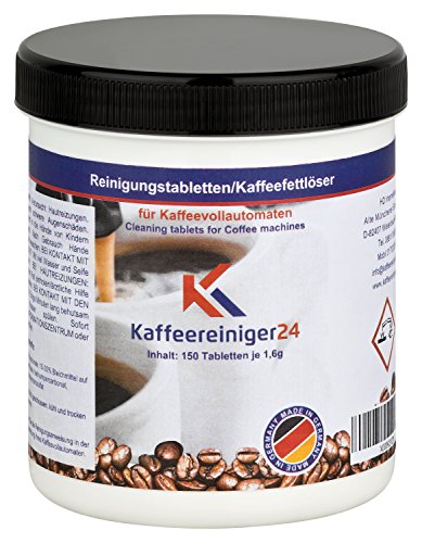 150 Reinigungstabletten 1,6g für Kaffeevollautomaten I Kaffeeautomat I Vollautomat I Kaffeemaschinen I Reinigungstabs I Kaffeefettlöser