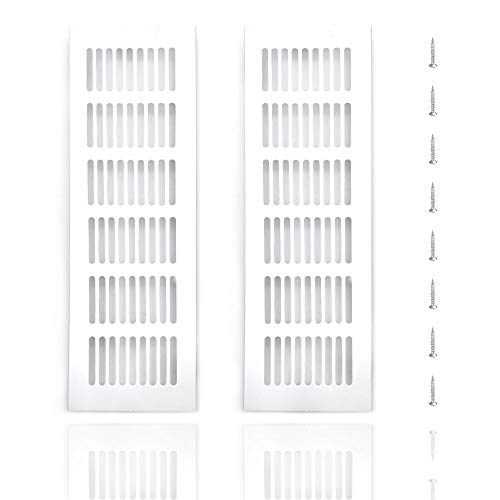 2 UNA Salidas De Aire A Prueba De Insectos, Rejilla De Aire, (80 X 250 mm), Para InstalacióN De VentilacióN