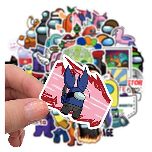 50pcs entre nosotros Juego caliente entre nosotros monopatín Frigorífico Guitarra portátiles del viaje del equipaje de la motocicleta de dibujos animados vinilo decorativo pegatinas de graffiti