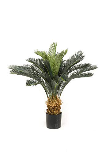 artplants.de Palmera de plástico Cycas revoluta NANAO, 90cm - Palmera Falsa CICA - Planta Tropical Artificial