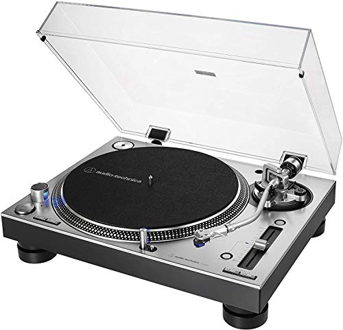 Audio-Technica AT-LP140XP Giradiscos Profesional Manual de Tracción Directa - Plata