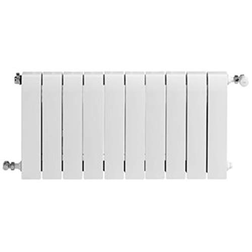 Baxi Radiador de aluminio de alta emisión térmica Batería, 10 elementos, serie Dubal 60, 8,2 x 80 x 57,1 centímetros (Referencia: 194A26001), blanco