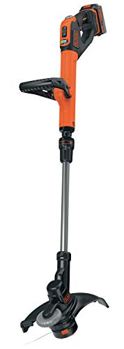 Black+Decker STC1840EPC-QW - Cortabordes PowerCommand EasyFeed (litio, 30 cm, 18 V, 4 Ah)