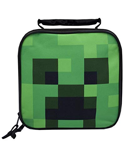 Bolsa de Minecraft Creeper presentación Que los niños Fiambrera Escuela Infantil