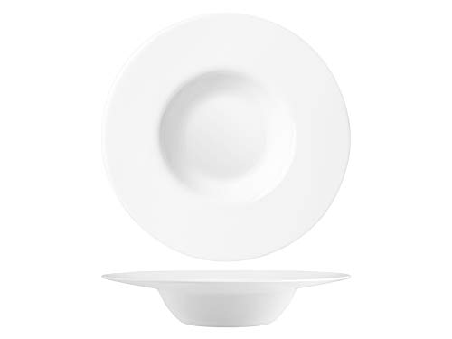 Bormioli Rocco 767105 - Plato llano arroz, ópalo, blanco, 27 cm, cristal