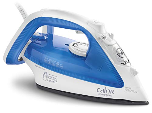 Calor FV3920 - Plancha (Plancha vapor-seco, Suela de Durilium, 2 m, 120 g/min, Azul, Blanco, 35 g/min)