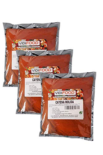 Cayena Molida - 3kg - Pimentón picante en polvo - Chile molido puro - Chile rojo seco para cocinar