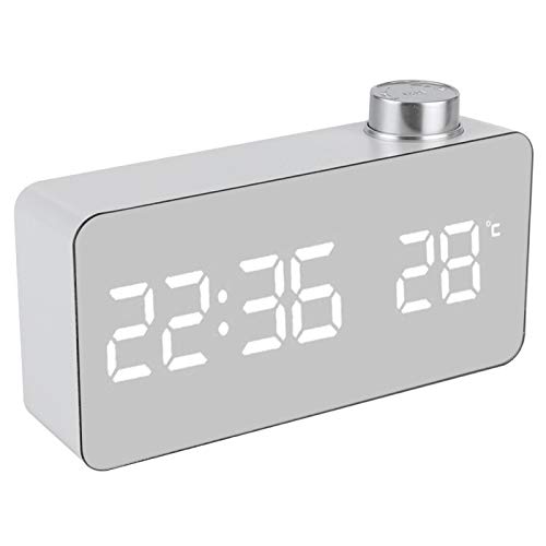 CHICIRIS Alarm Clock - Reloj Despertador Digital USB Detector de Temperatura eléctrico Relojes Digitales para dormitorios