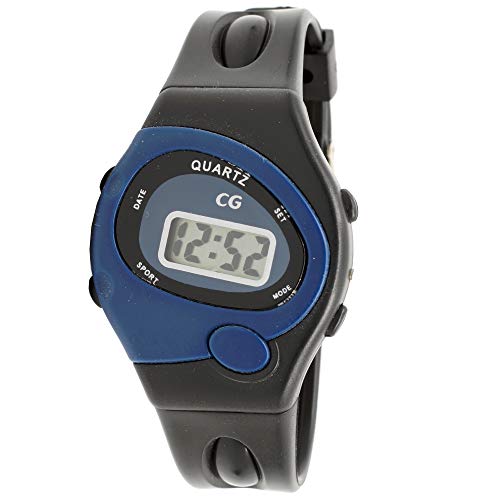 Christian Gar Cg-08083 Reloj Digital para Hombre Caja De Resina Esfera Color Azul