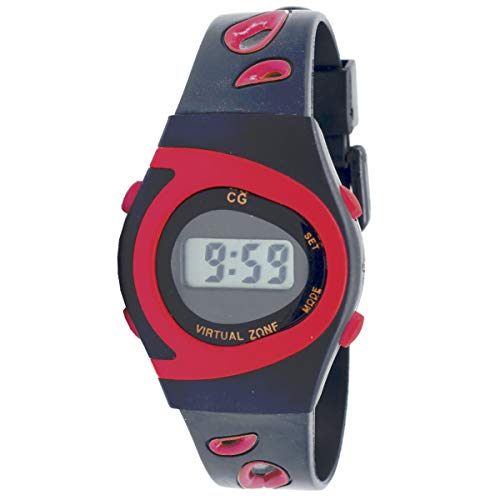 Christian Gar Cg-418-r Reloj Digital Unisex Caja De Resina Esfera Color Rojo