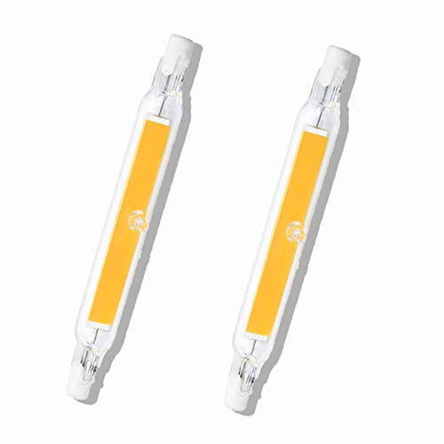 CNMJI 2 Piezas de Bombillas LED R7S, Regulable 20W 118mm Sustitución de Halógeno de 200W Lámpara De Doble Terminación 360 Grados para Lámpara de Pared, Plafones en el Pasillo,Cold White,220V~240V