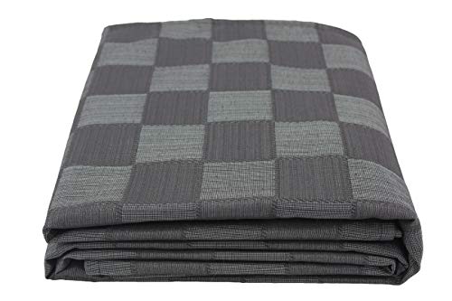 Colcha Multiusos para sofá, Manta Foulard Extra Grande, Plaid, Cubrecama Dákar (Negro, 250x320)