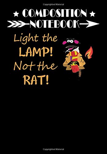 Composition Notebook: Light The Lamp Not The Rat Love Mouse, Journal 6 x 9, 100 Page Blank Lined Paperback Journal/Notebook