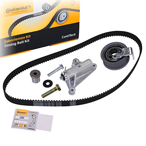 Continental Contitech CT919K4 Kit Correa Distribución, Amortiguador de Vibraciones, Polea Tensora y Polea Inversión/Guía