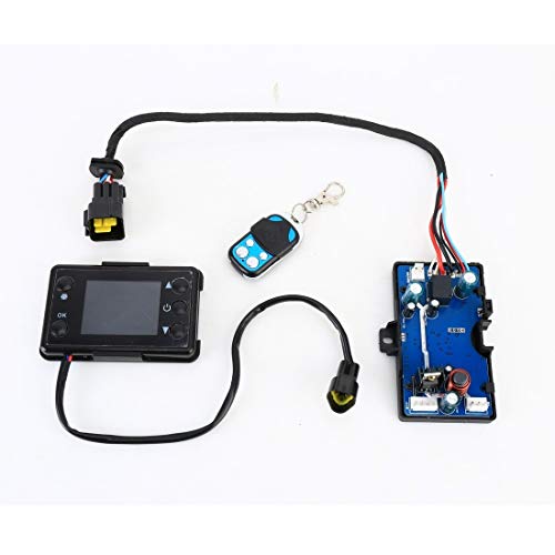 Controlador de la placa base universal 24V plástico ABS de automóviles Aire acondicionado calentador de placa principal con mando a distancia de la pantalla Control Display + Alta calidad